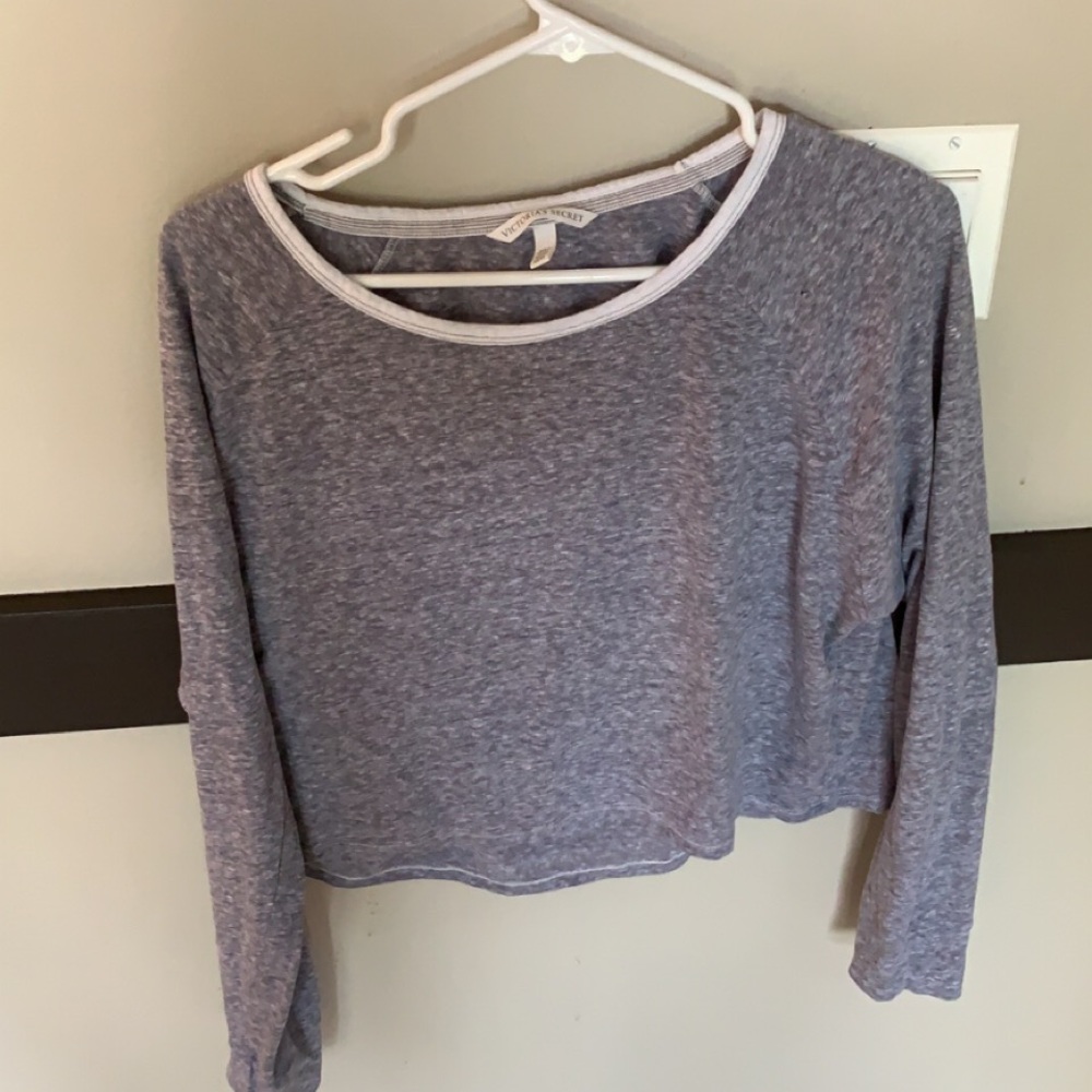 V.S Cropped long-sleeve open back